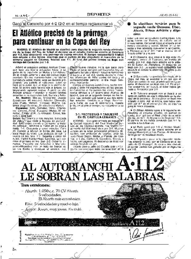 ABC MADRID 23-09-1982 página 66