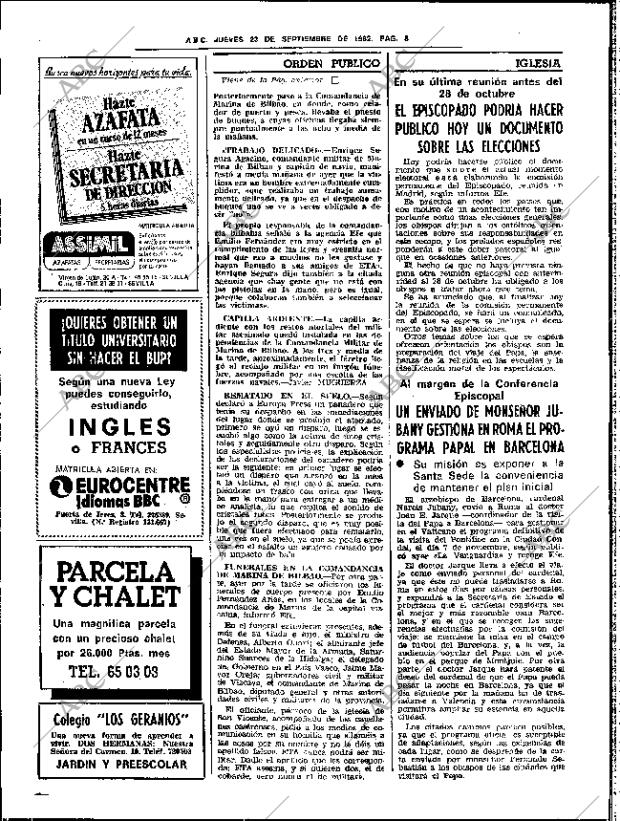 ABC SEVILLA 23-09-1982 página 16