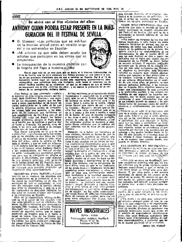 ABC SEVILLA 23-09-1982 página 41