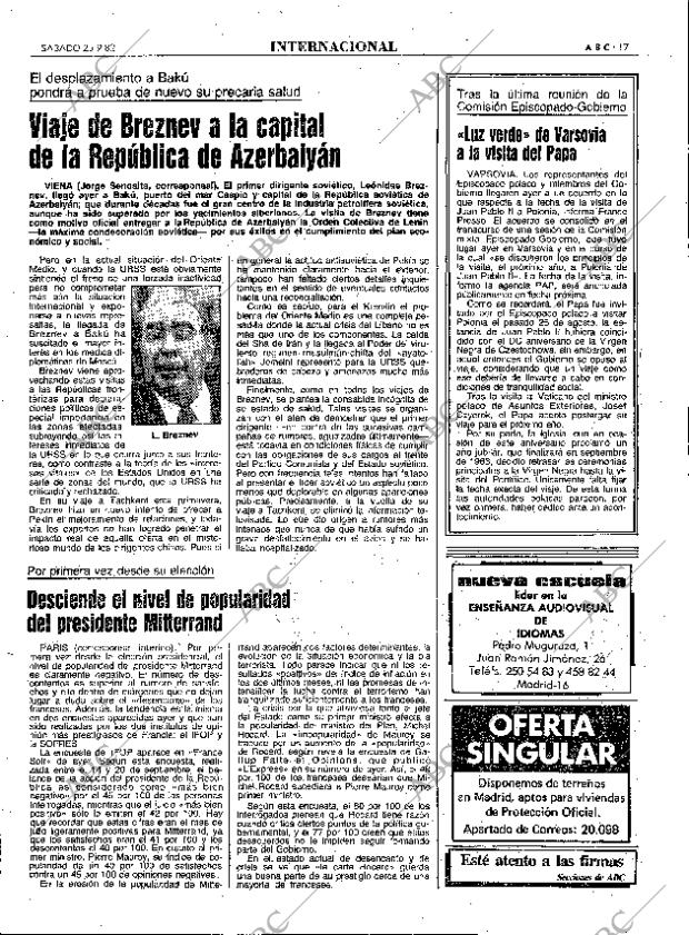 ABC MADRID 25-09-1982 página 17