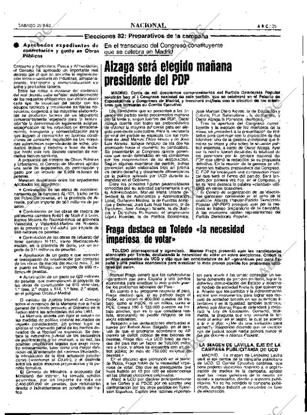 ABC MADRID 25-09-1982 página 25