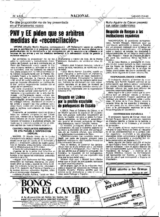 ABC MADRID 25-09-1982 página 28