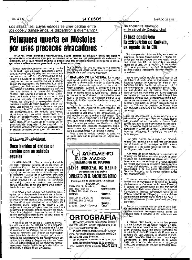 ABC MADRID 25-09-1982 página 38