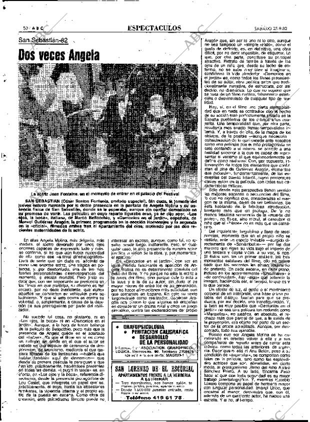 ABC MADRID 25-09-1982 página 62