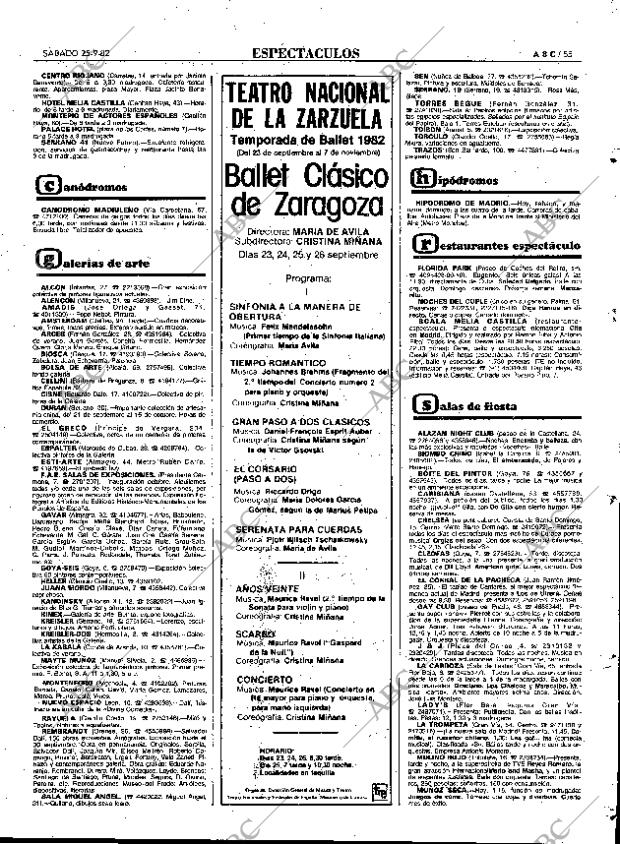 ABC MADRID 25-09-1982 página 67