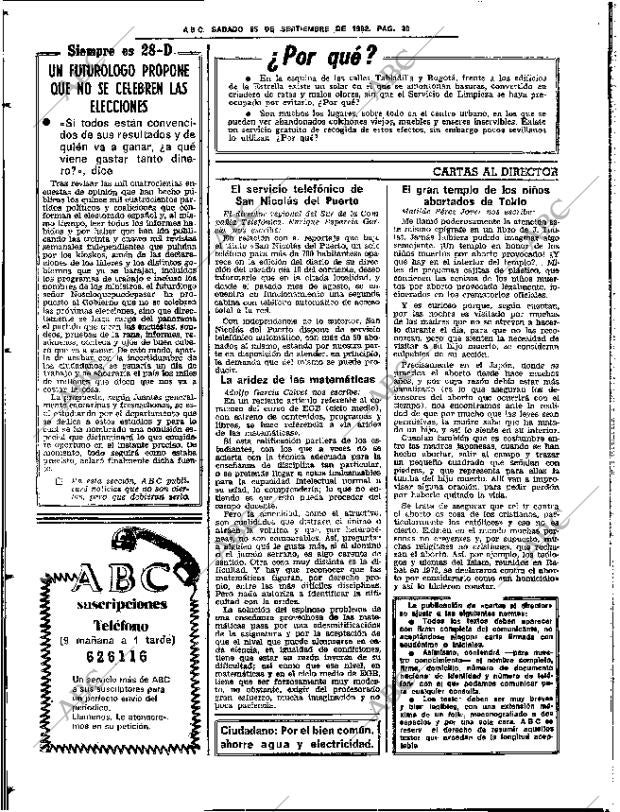 ABC SEVILLA 25-09-1982 página 42
