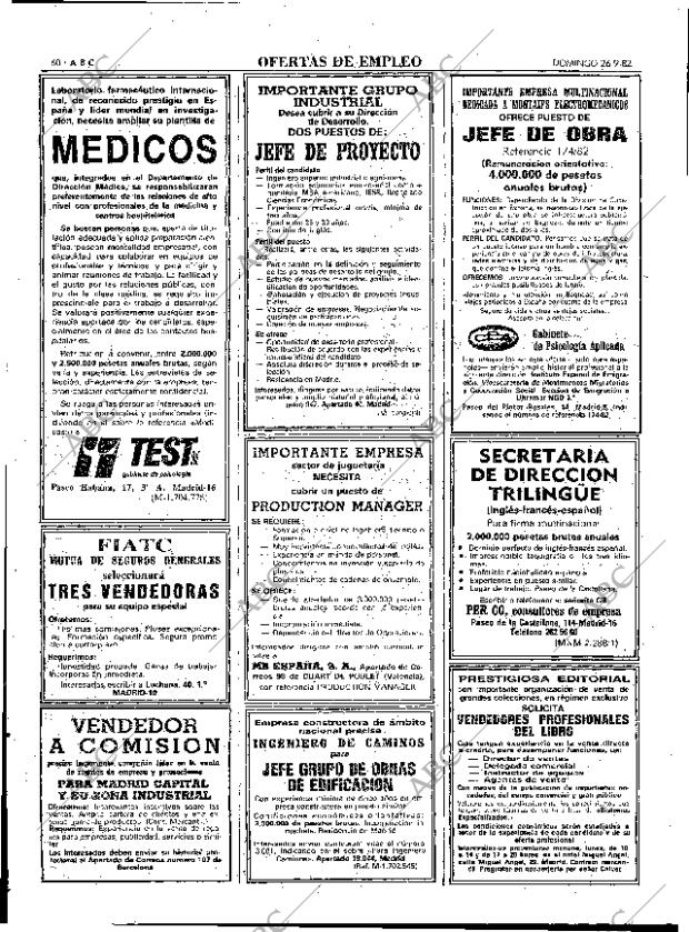 ABC MADRID 26-09-1982 página 60
