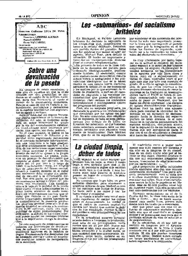 ABC MADRID 29-09-1982 página 10