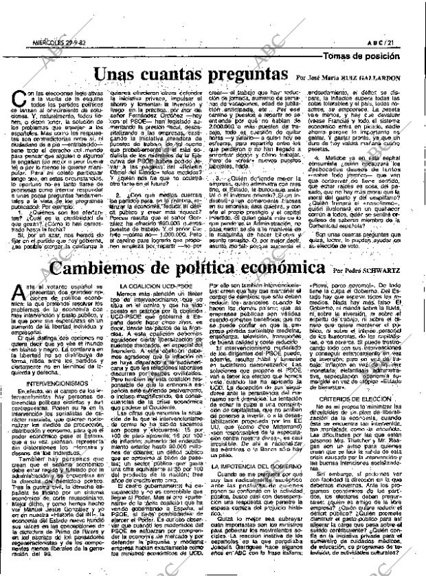 ABC MADRID 29-09-1982 página 21