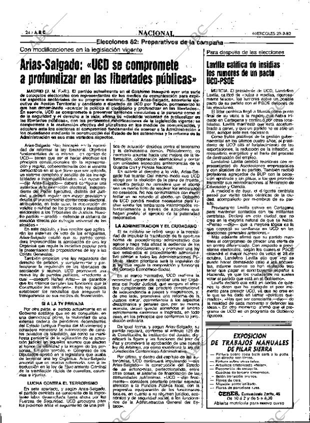 ABC MADRID 29-09-1982 página 24
