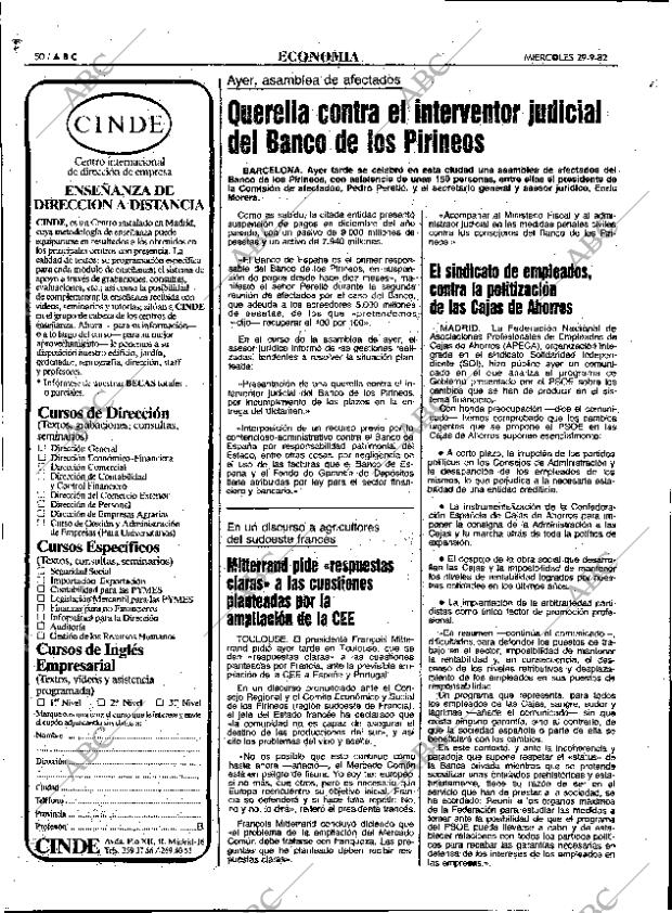 ABC MADRID 29-09-1982 página 50