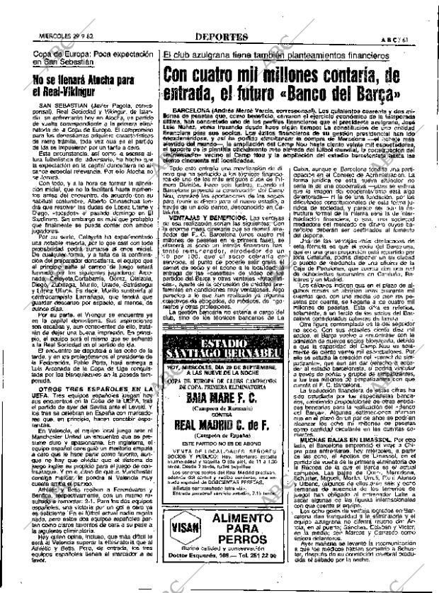 ABC MADRID 29-09-1982 página 61