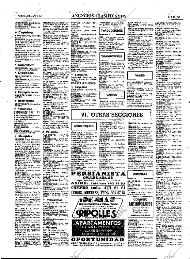 ABC MADRID 29-09-1982 página 83