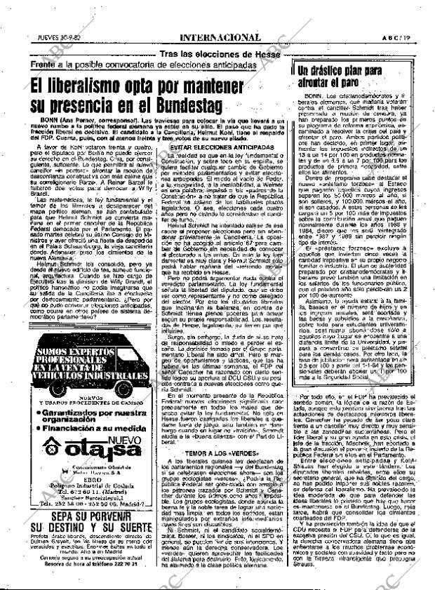 ABC MADRID 30-09-1982 página 19