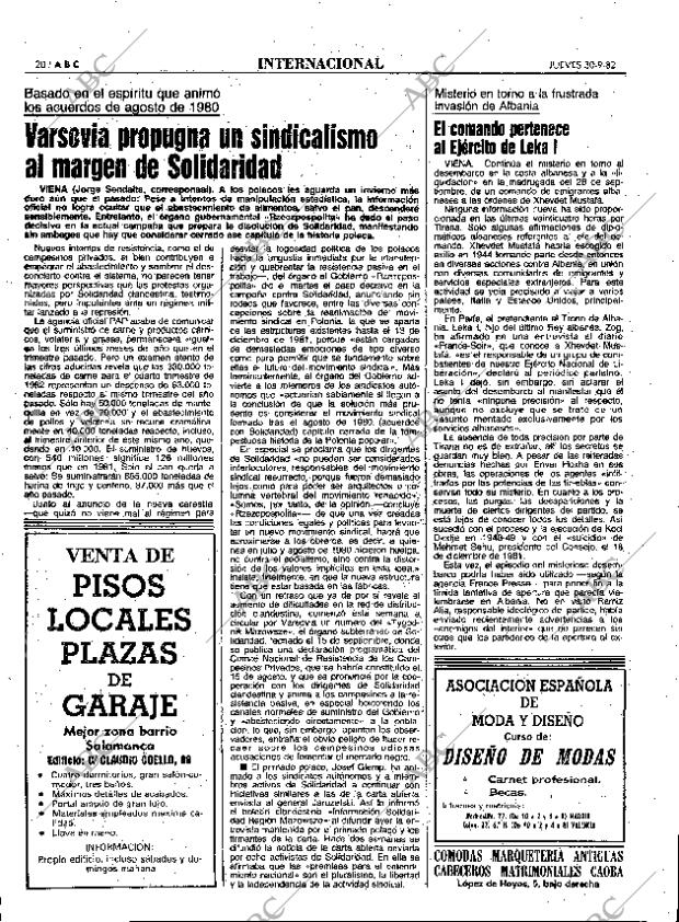 ABC MADRID 30-09-1982 página 20