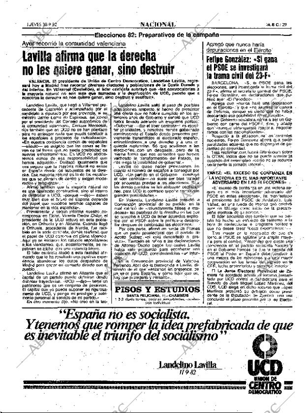 ABC MADRID 30-09-1982 página 29