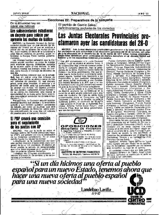 ABC MADRID 30-09-1982 página 33