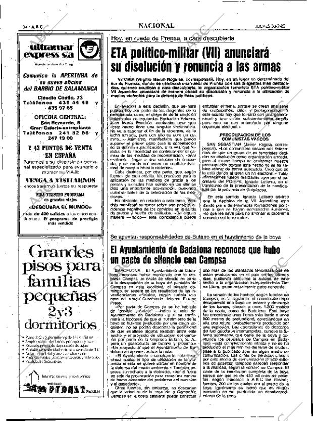 ABC MADRID 30-09-1982 página 34