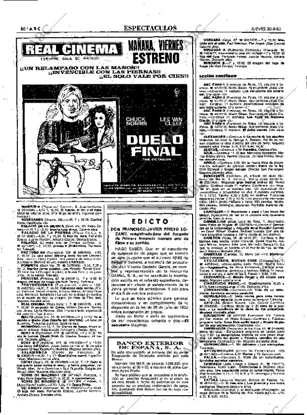 ABC MADRID 30-09-1982 página 80