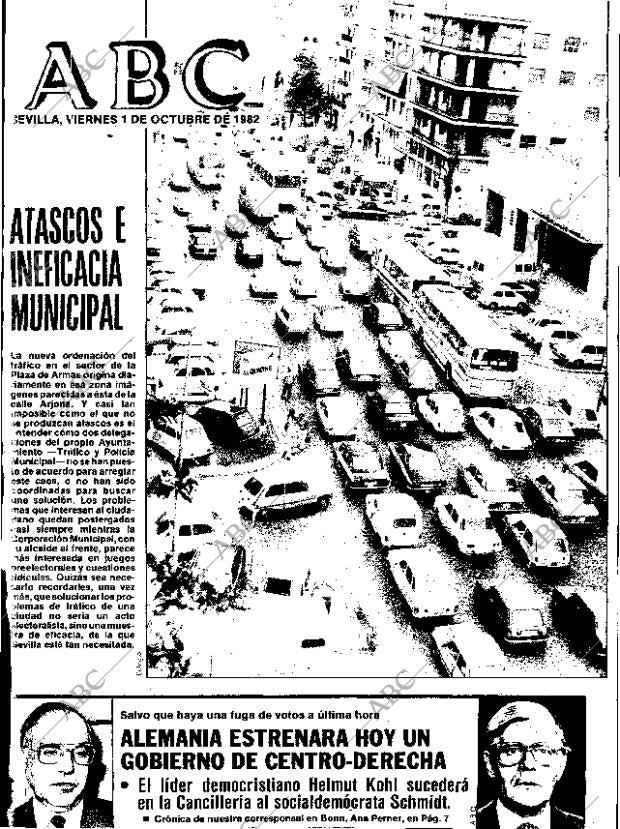 ABC SEVILLA 01-10-1982 página 1