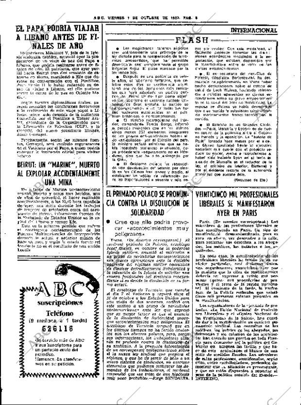ABC SEVILLA 01-10-1982 página 22
