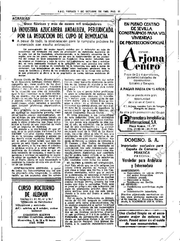 ABC SEVILLA 01-10-1982 página 25