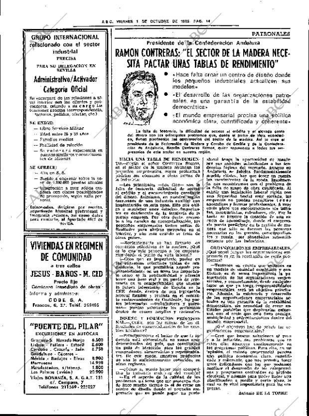 ABC SEVILLA 01-10-1982 página 28