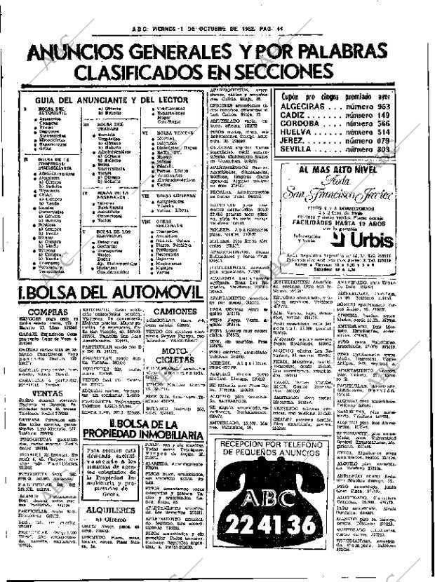 ABC SEVILLA 01-10-1982 página 58