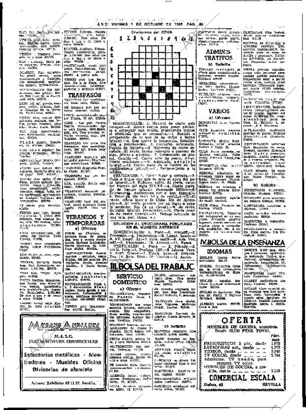 ABC SEVILLA 01-10-1982 página 62