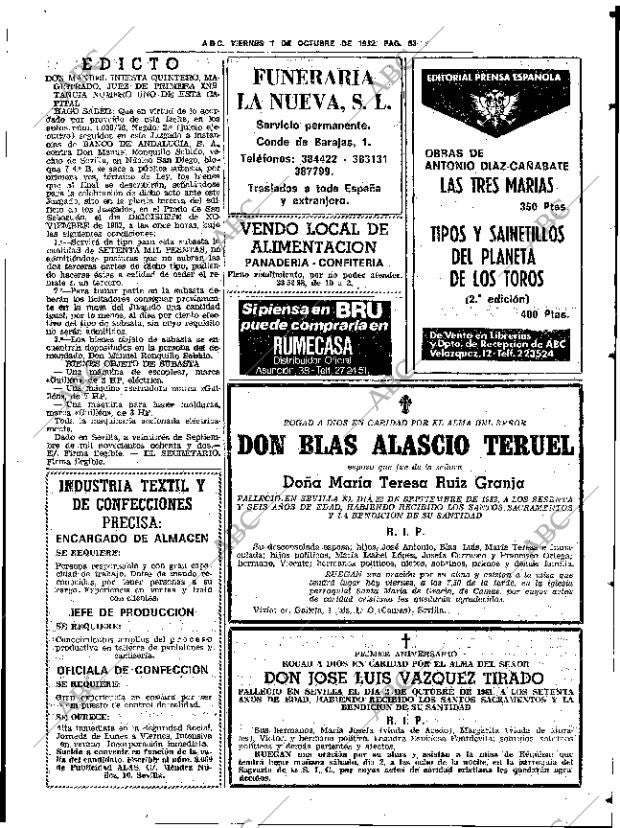 ABC SEVILLA 01-10-1982 página 67