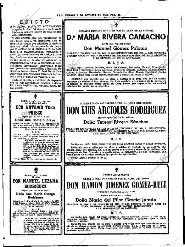 ABC SEVILLA 01-10-1982 página 68
