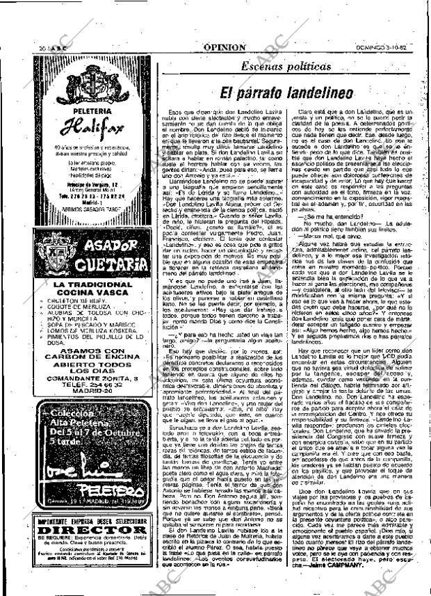 ABC MADRID 03-10-1982 página 20