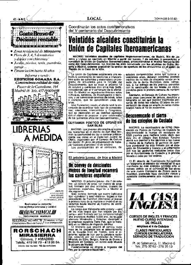 ABC MADRID 03-10-1982 página 42