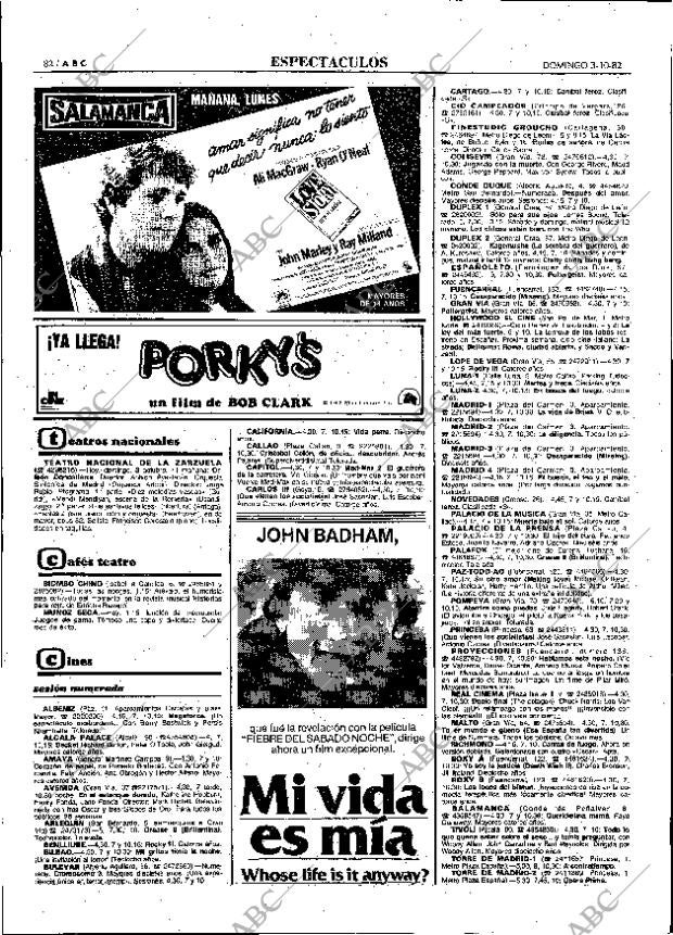 ABC MADRID 03-10-1982 página 82