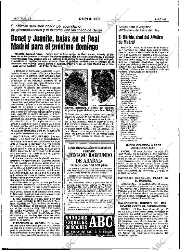 ABC MADRID 05-10-1982 página 69