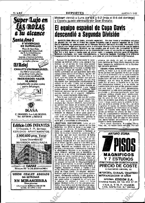 ABC MADRID 05-10-1982 página 70