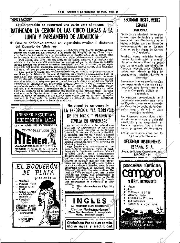 ABC SEVILLA 05-10-1982 página 45