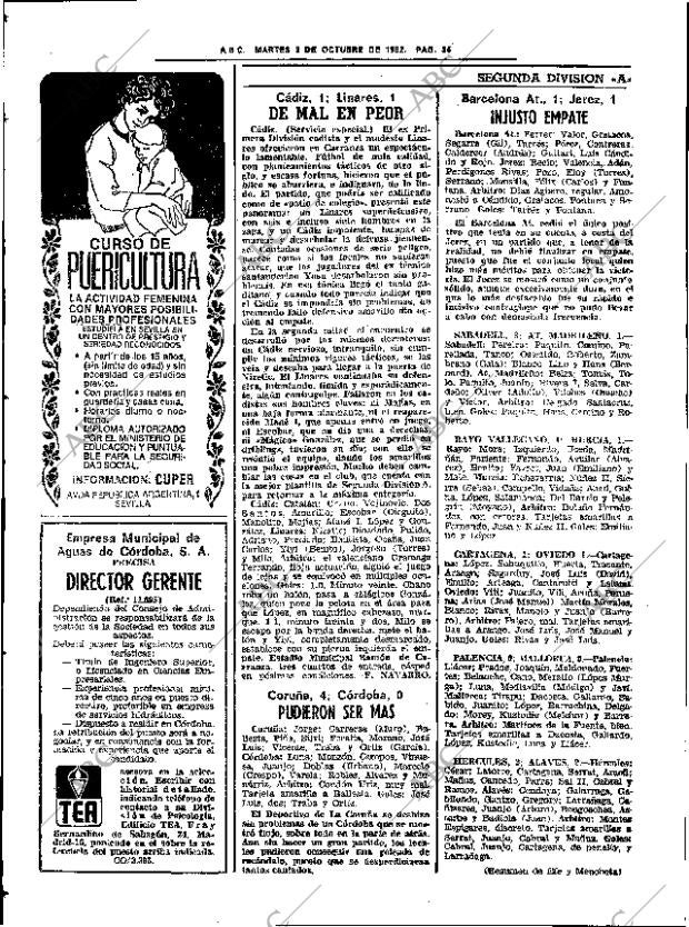 ABC SEVILLA 05-10-1982 página 74