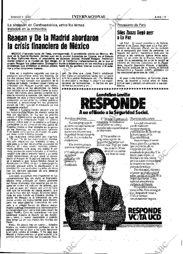 ABC MADRID 09-10-1982 página 19