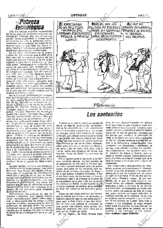 ABC MADRID 11-10-1982 página 11