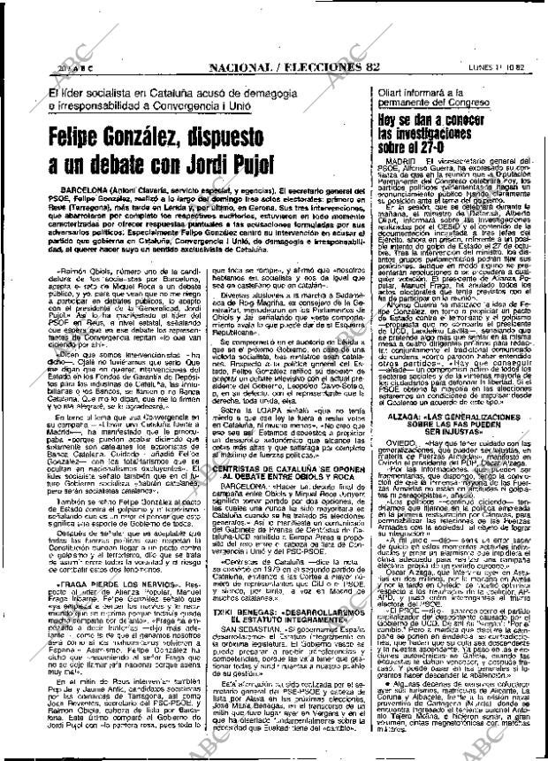 ABC MADRID 11-10-1982 página 20