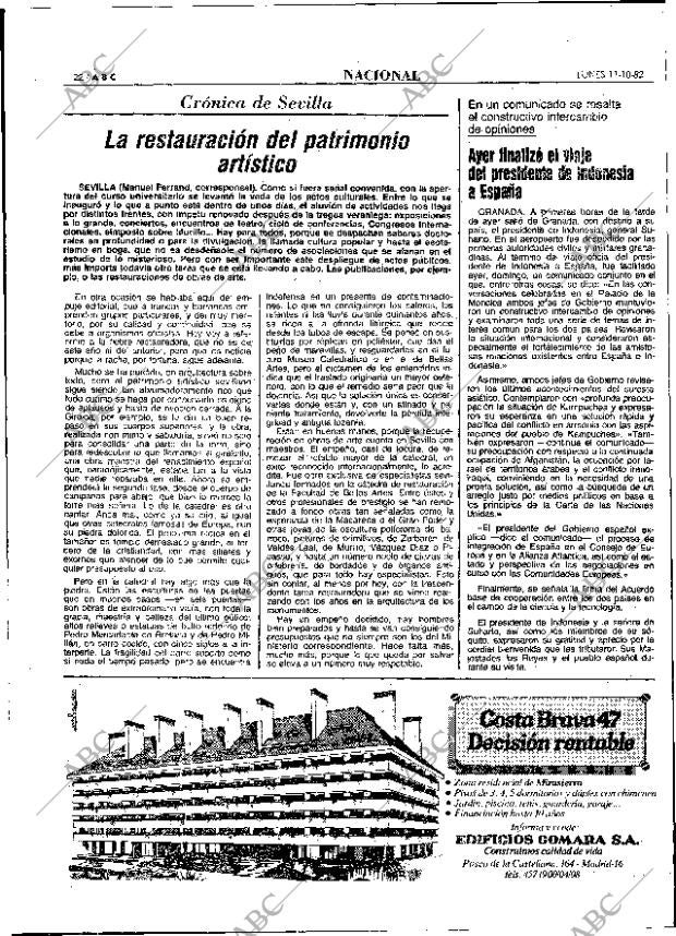 ABC MADRID 11-10-1982 página 22