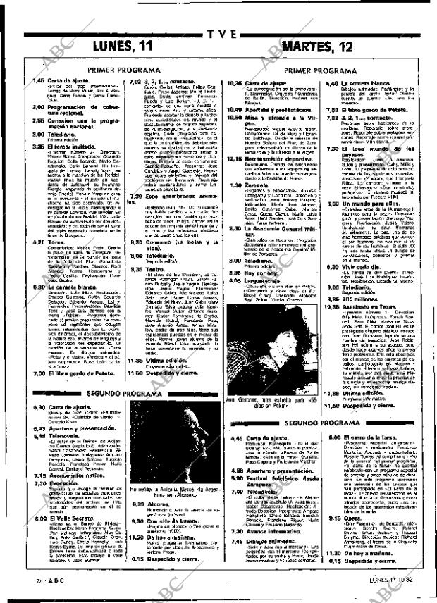 ABC MADRID 11-10-1982 página 86