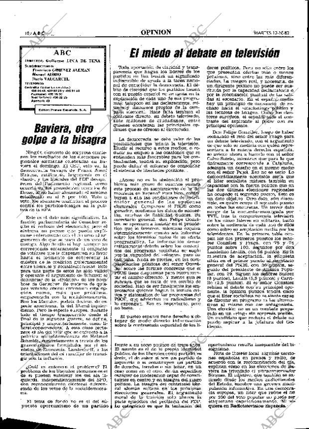 ABC MADRID 12-10-1982 página 10
