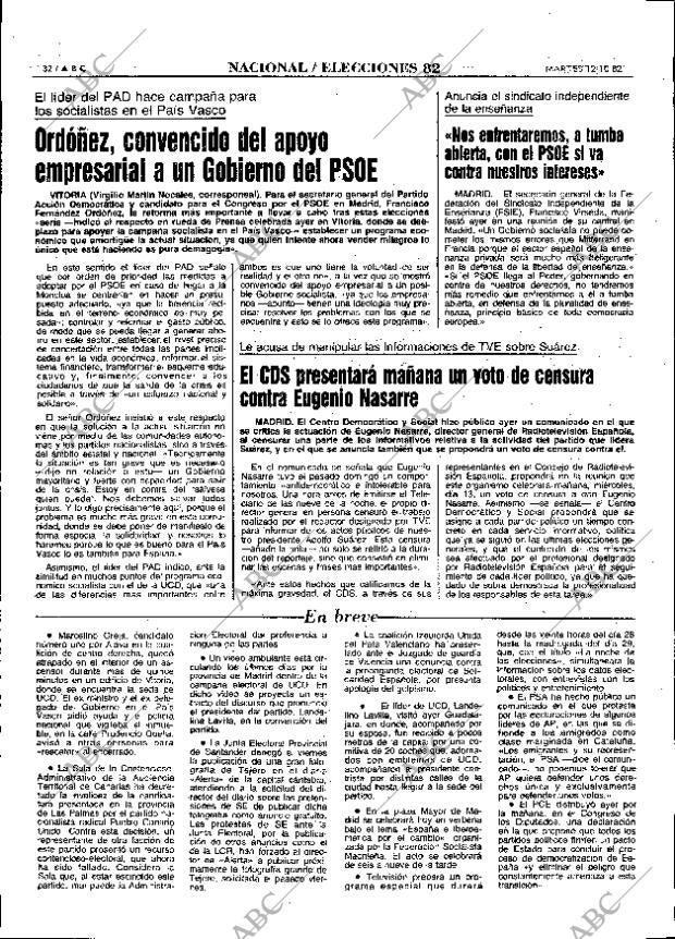 ABC MADRID 12-10-1982 página 32