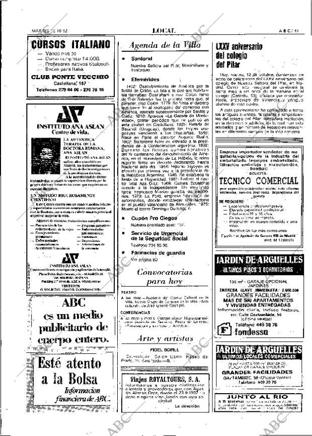 ABC MADRID 12-10-1982 página 41