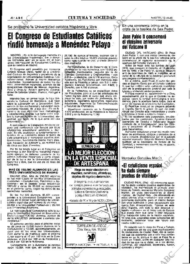 ABC MADRID 12-10-1982 página 48