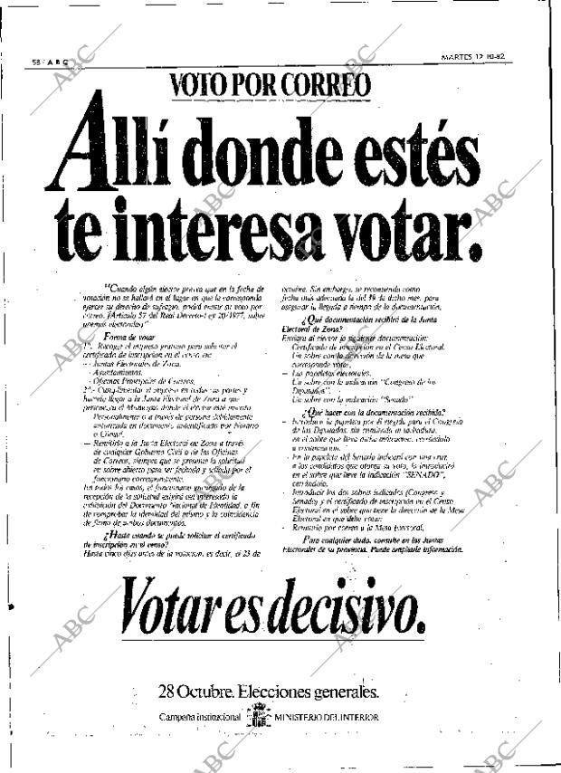 ABC MADRID 12-10-1982 página 58