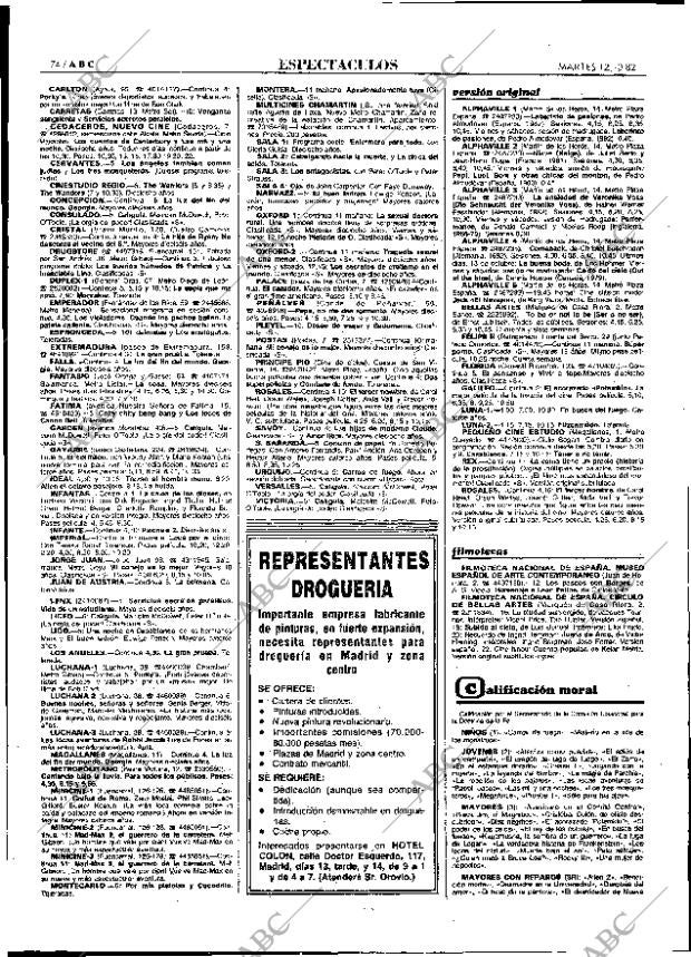 ABC MADRID 12-10-1982 página 74