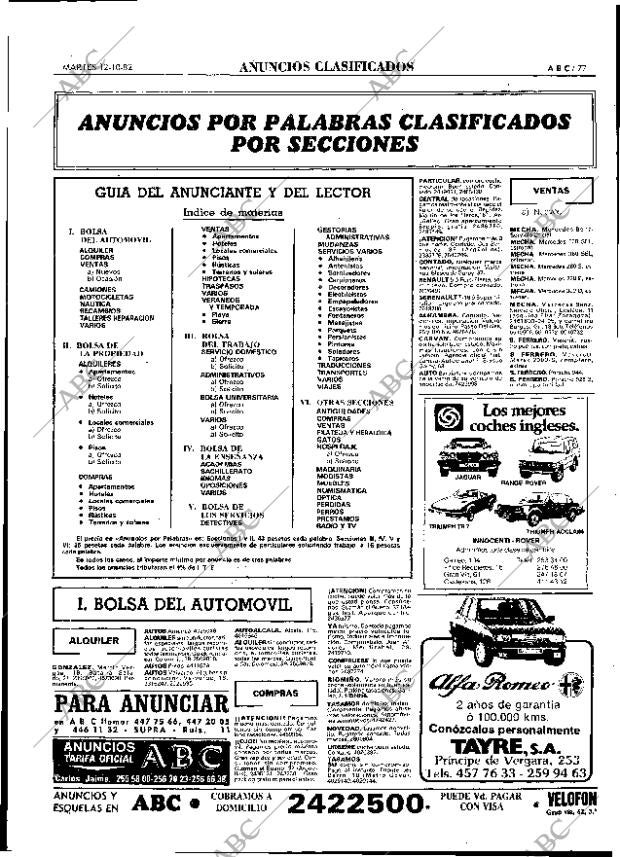 ABC MADRID 12-10-1982 página 77